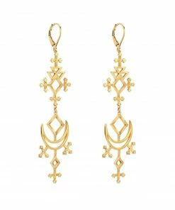 Zoe and Morgan Lunja Earrings Gold 7 Zoe and Morgan Lunja Earrings Gold