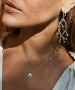 Zoe and Morgan Kina Silver Necklace Chrome Diopside 9 Zoe and Morgan Kina Silver Necklace Chrome Diopside