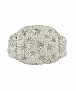 Zoe and Morgan Starry Mens Signet Ring Silver 6 Zoe and Morgan Starry Mens Signet Ring Silver