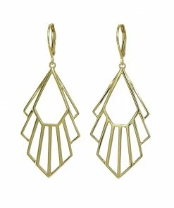 Zoe and Morgan Gold Flossie Earrings