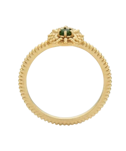 Zoe and Morgan Kina Stacker Ring Gold and Chrome Diopside 9 Zoe and Morgan Kina Stacker Ring Gold and Chrome Diopside