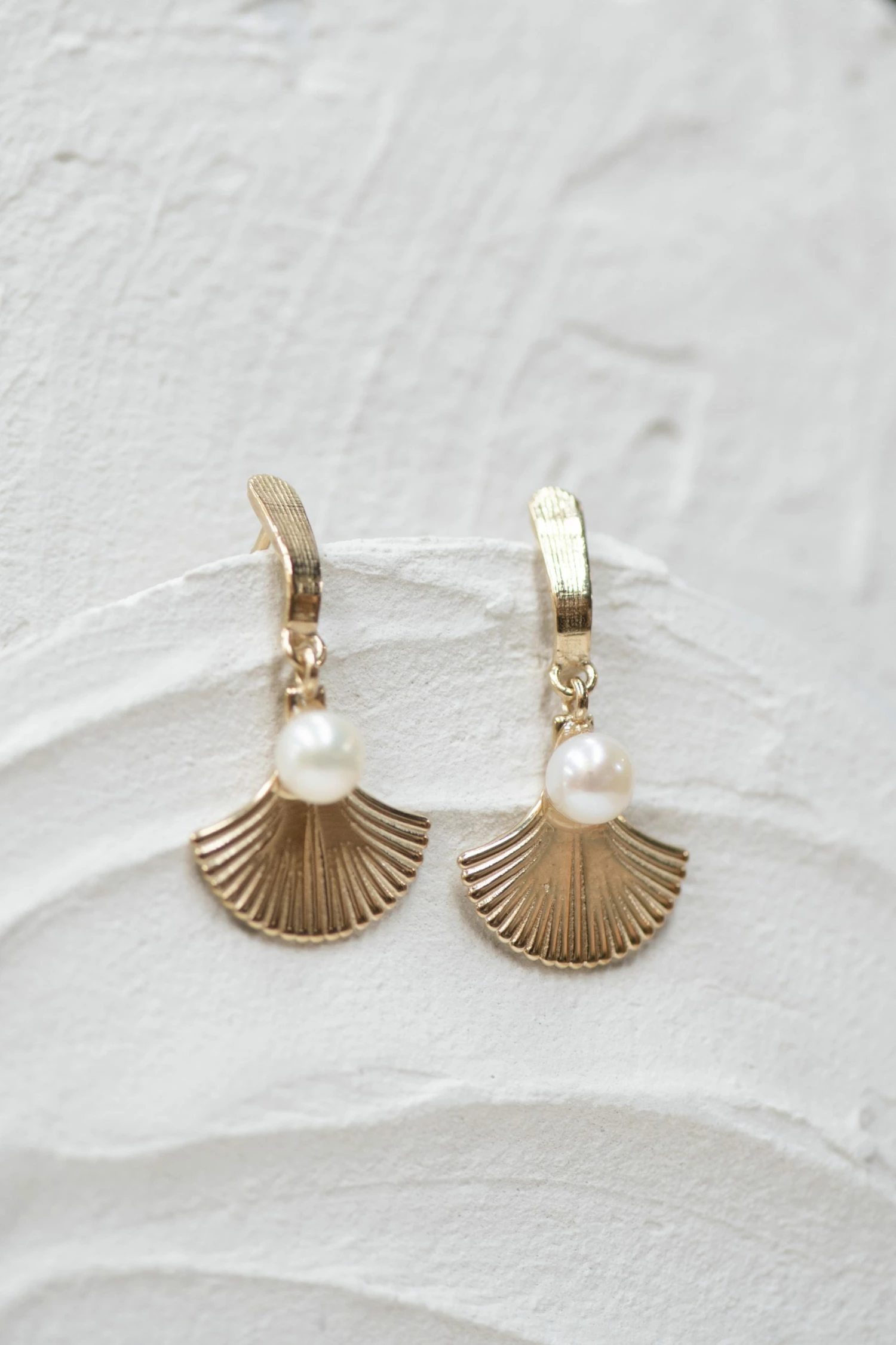 Zoe and Morgan Alana Gold Pearl Earring 2 Zoe and Morgan Alana Gold Pearl Earring