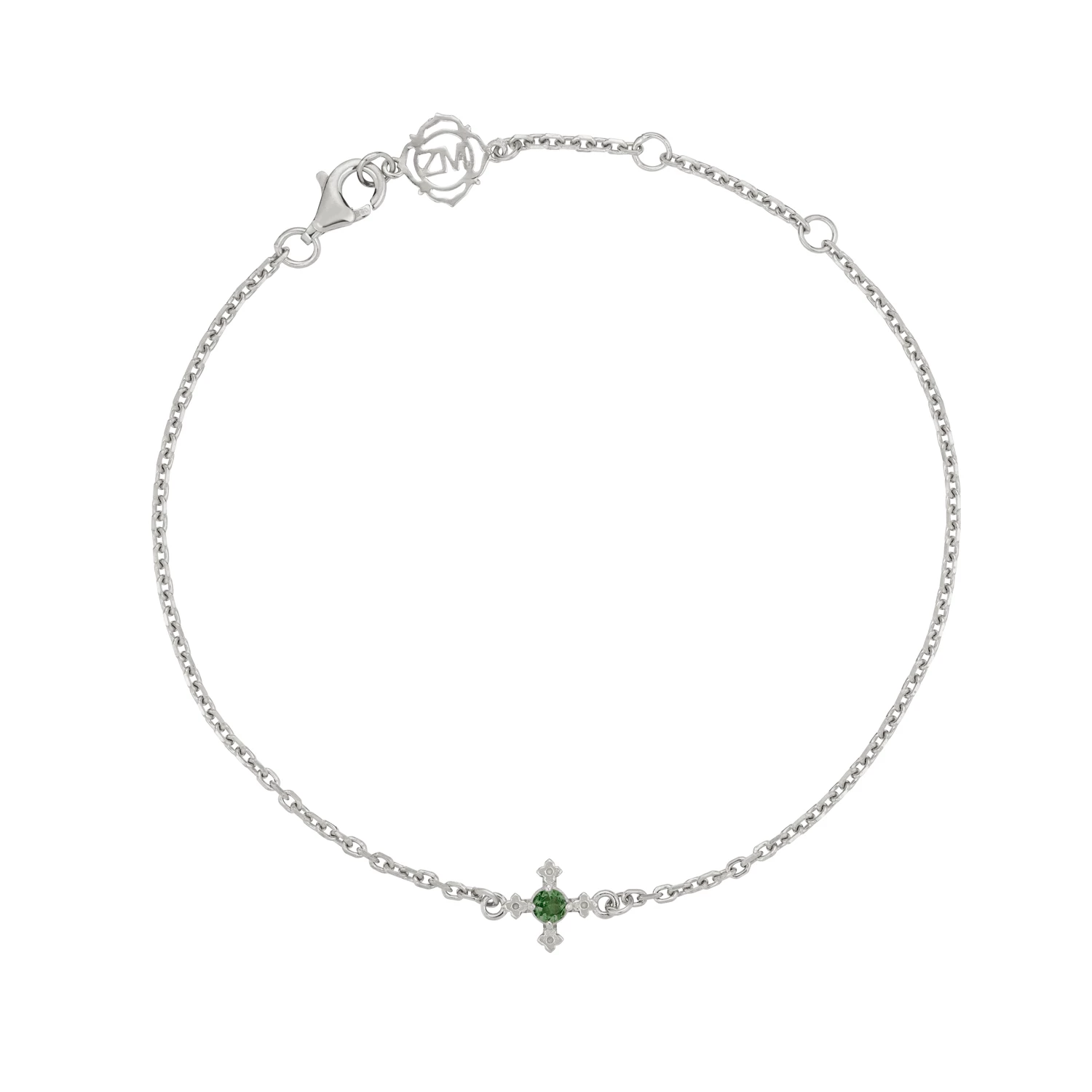Zoe and Morgan Izil Bracelet Chrome Diopside Silver 3 Zoe and Morgan Izil Bracelet Chrome Diopside Silver