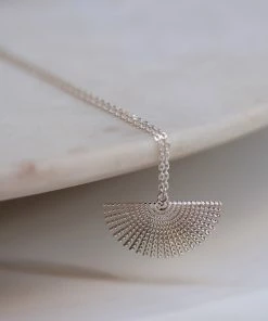 Zoe and Morgan Sol Silver Necklace