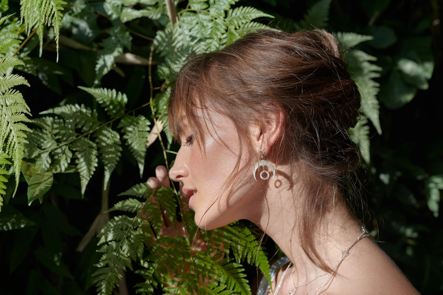 Zoe and Morgan Hatha Silver Earrings 5 Zoe and Morgan Hatha Silver Earrings