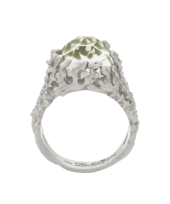Zoe and Morgan Seaweed Ring Silver with Lemon Quartz 8 Zoe and Morgan Seaweed Ring Silver with Lemon Quartz