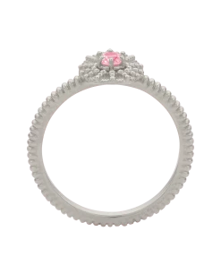 Zoe and Morgan Kina Stacker Ring Silver with Pink Tourmaline 9 Zoe and Morgan Kina Stacker Ring Silver with Pink Tourmaline