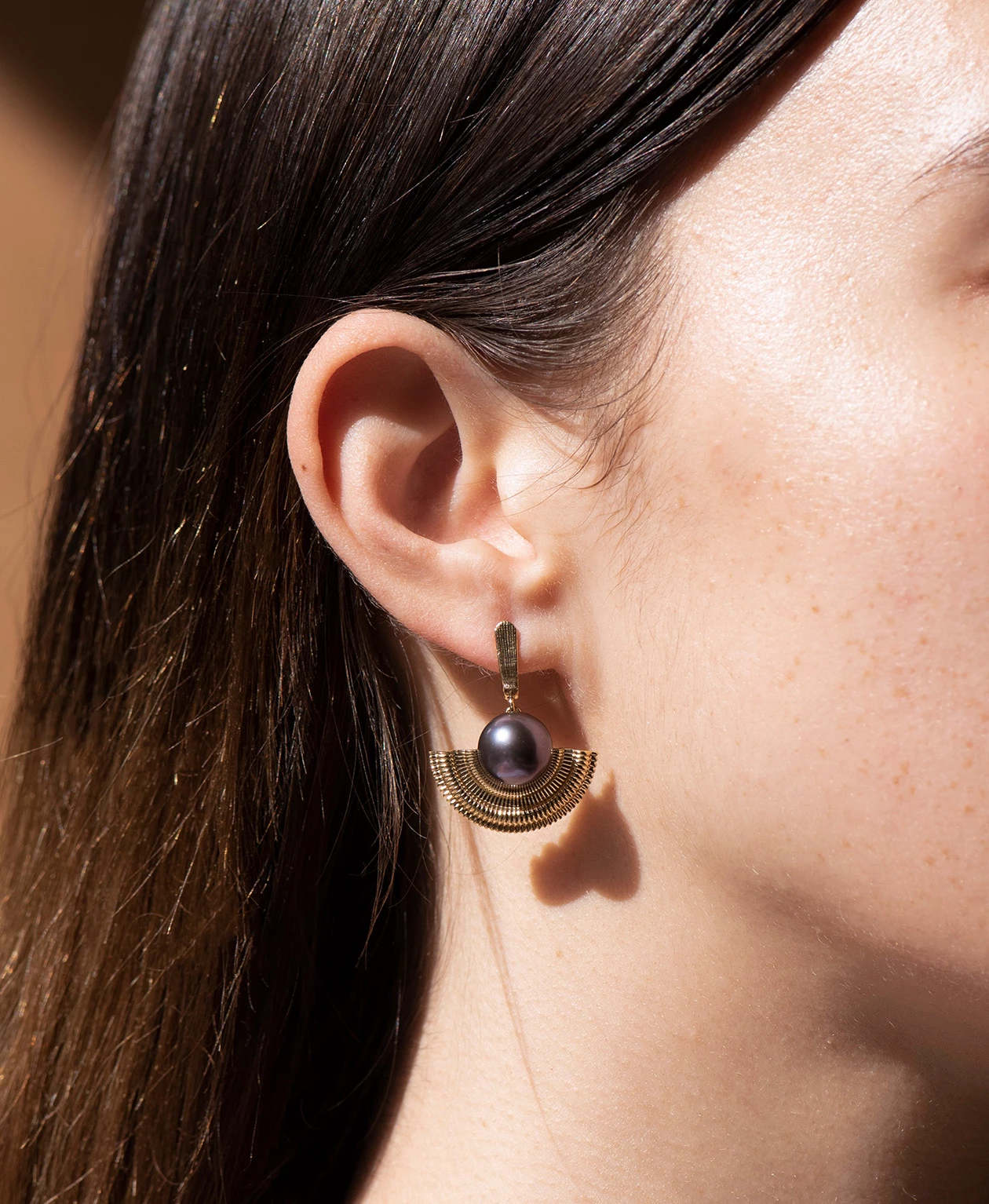 Zoe and Morgan Adella Gold and Pearl Earring 6 Zoe and Morgan Adella Gold and Pearl Earring