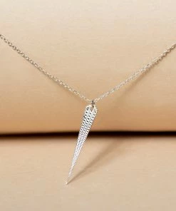 Zoe and Morgan Coralia Necklace Silver