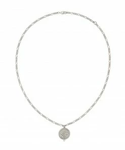 Zoe and Morgan Wisdom Necklace Silver with White Zircon 9 Zoe and Morgan Wisdom Necklace Silver with White Zircon