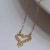 Zoe and Morgan Gold Mini Gypsy Love Necklace