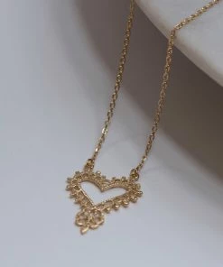Zoe and Morgan Gold Mini Gypsy Love Necklace