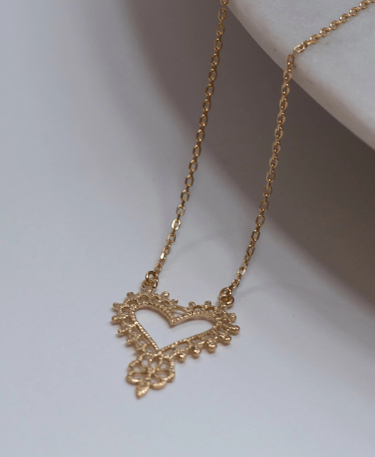 Zoe and Morgan Gold Mini Gypsy Love Necklace 1 Zoe and Morgan Gold Mini Gypsy Love Necklace