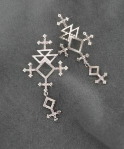 Zoe and Morgan Talitha Earrings Silver