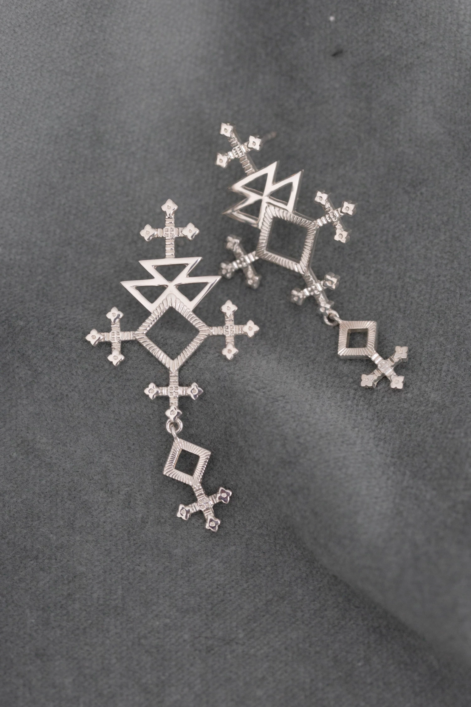 Zoe and Morgan Talitha Earrings Silver 1 Zoe and Morgan Talitha Earrings Silver