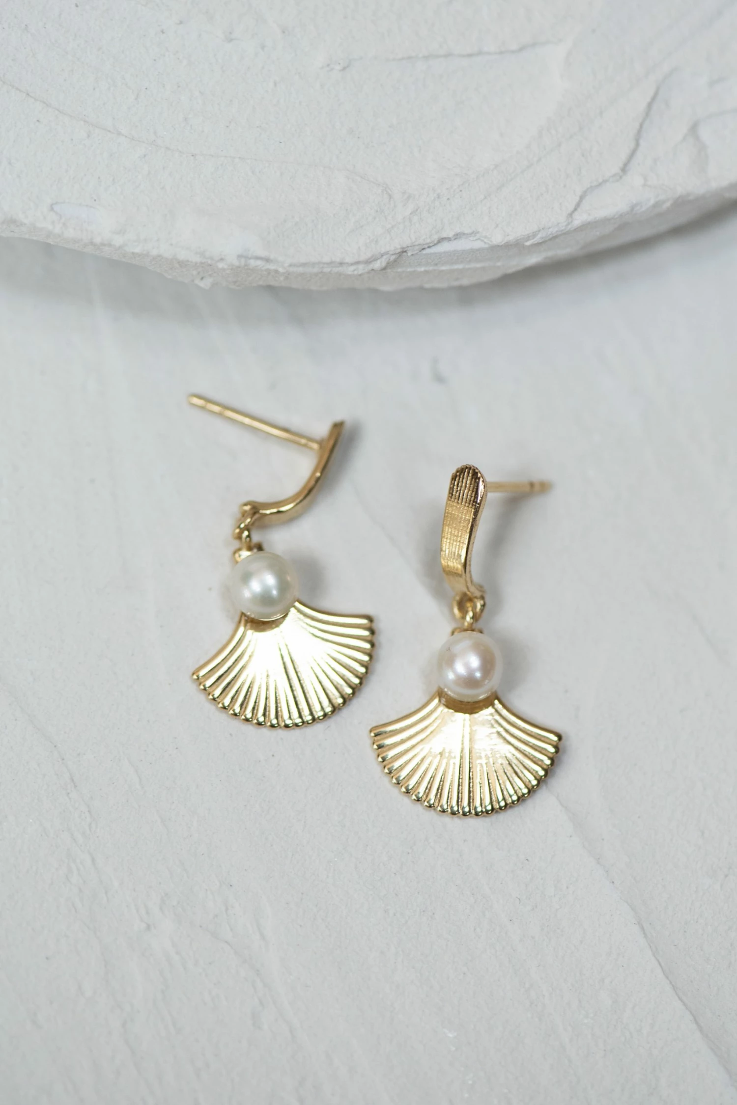 Zoe and Morgan Alana Gold Pearl Earring 4 Zoe and Morgan Alana Gold Pearl Earring