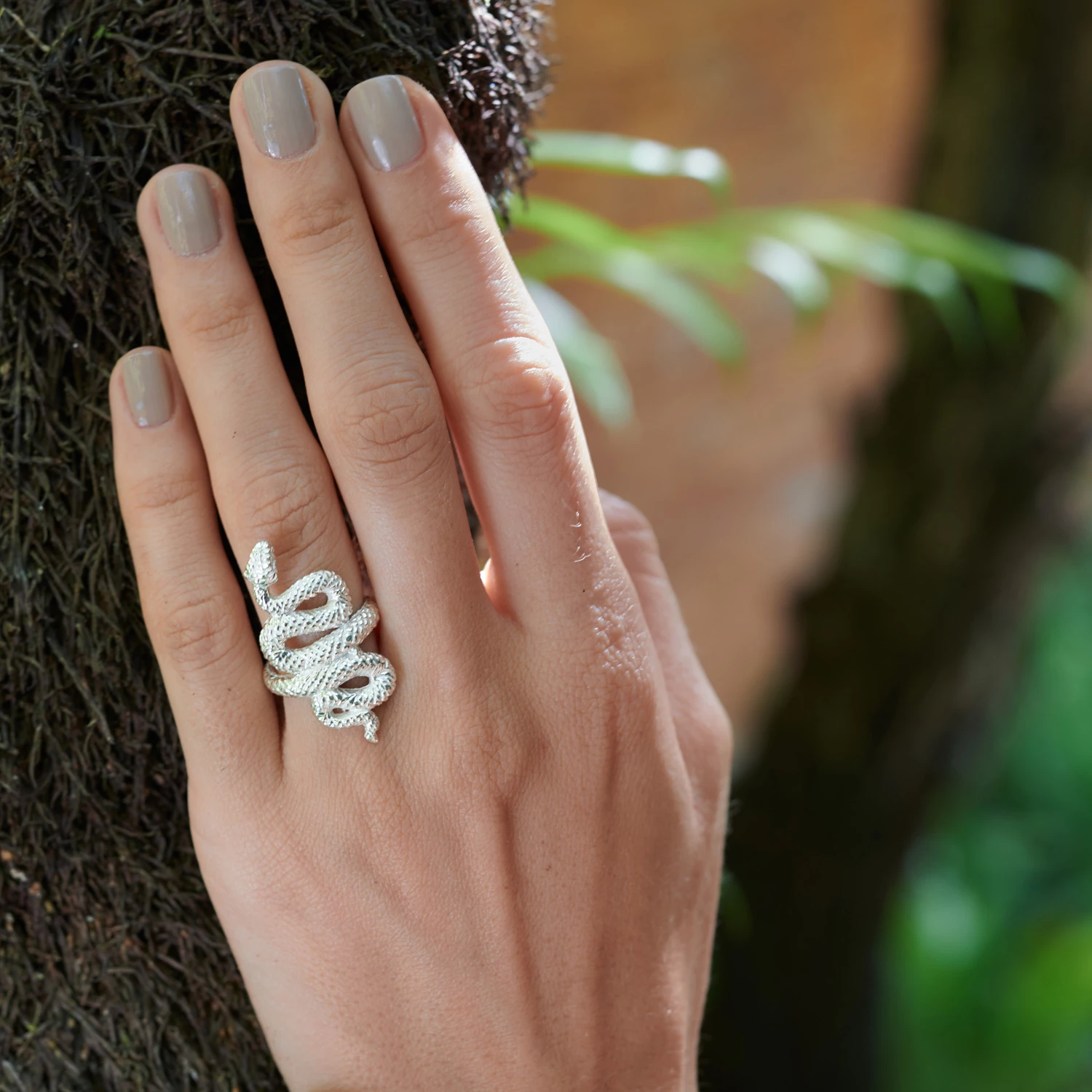 Zoe and Morgan Kundalini Snake Silver Ring 2 Zoe and Morgan Kundalini Snake Silver Ring