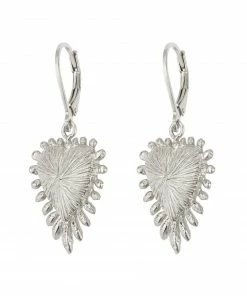 Zoe and Morgan Heart Rays Earrings Silver 8 Zoe and Morgan Heart Rays Earrings Silver