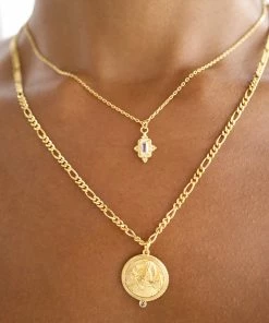 Zoe and Morgan Marina Necklace Gold 9 Zoe and Morgan Marina Necklace Gold