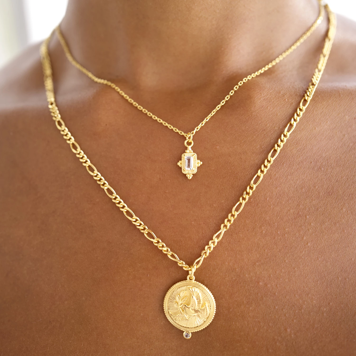 Zoe and Morgan Marina Necklace Gold 5 Zoe and Morgan Marina Necklace Gold