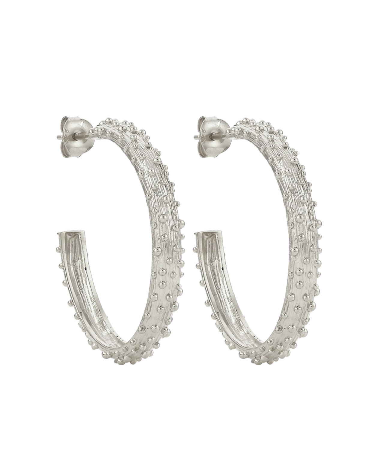 Zoe and Morgan Komodo Silver Hoops 5 Zoe and Morgan Komodo Silver Hoops