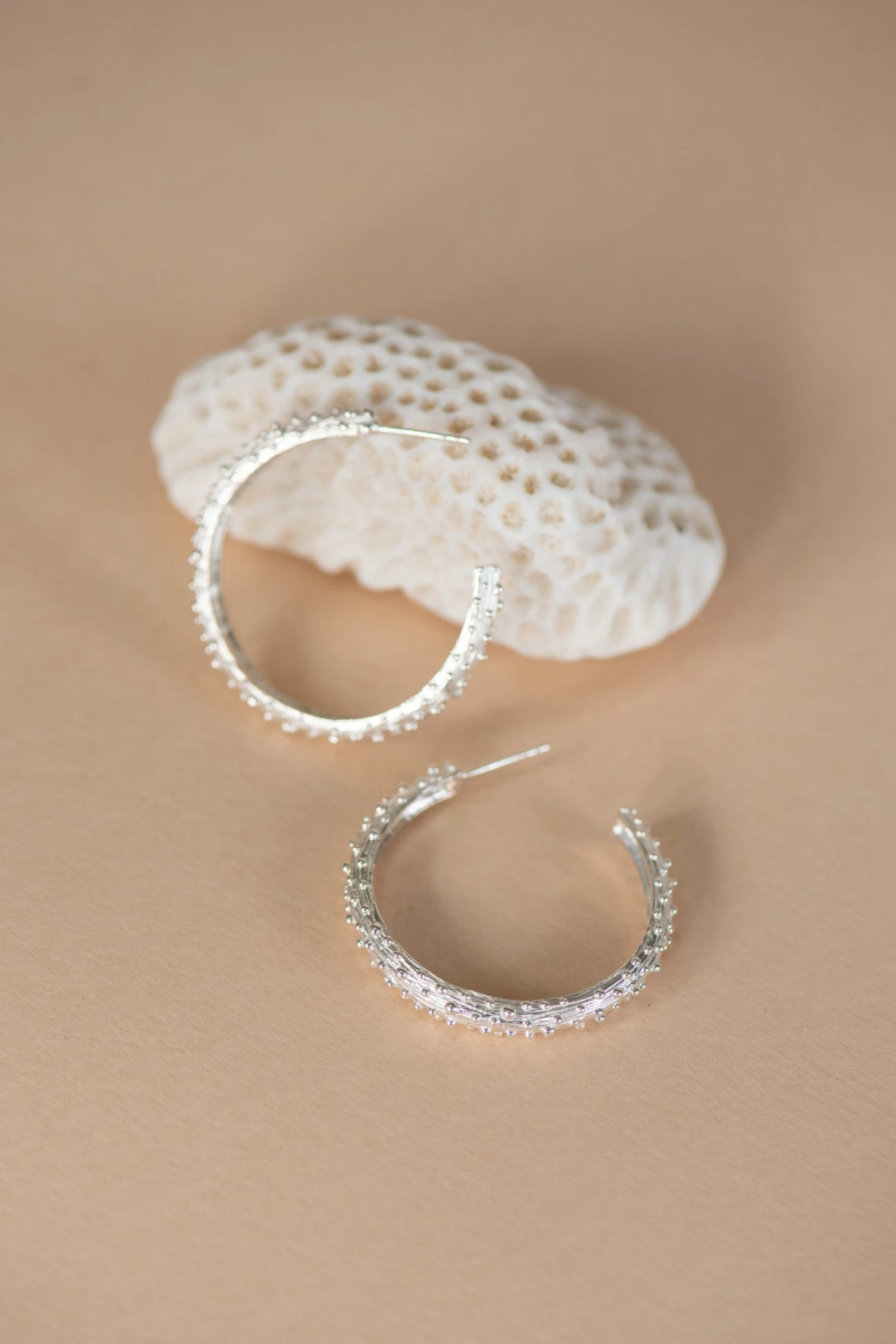 Zoe and Morgan Komodo Silver Hoops 1 Zoe and Morgan Komodo Silver Hoops