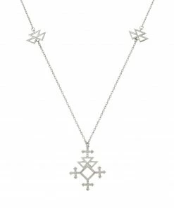 Zoe and Morgan Talitha Necklace Silver