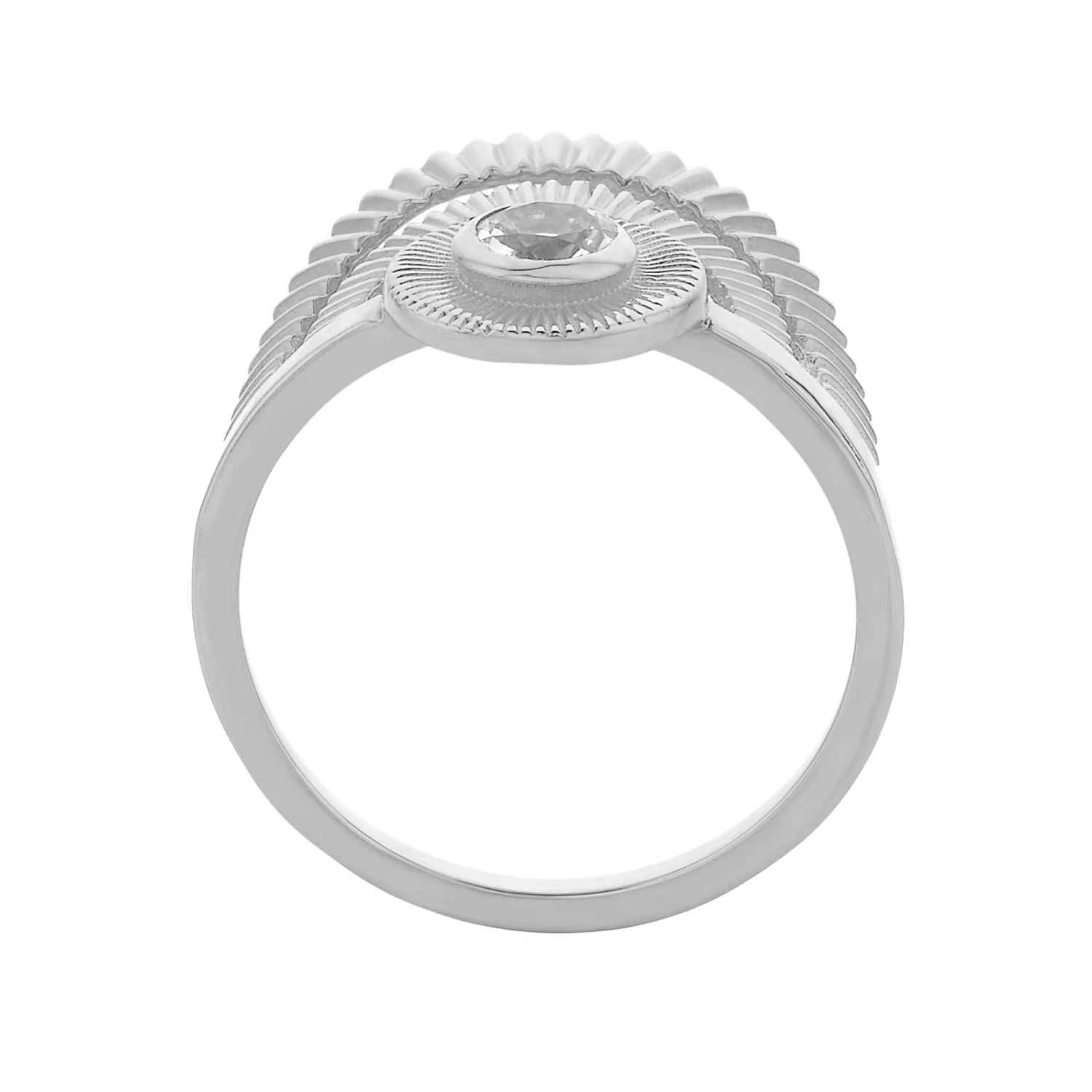 Zoe and Morgan Silver With White Zircon Golden Hour Ring 5 Zoe and Morgan Silver With White Zircon Golden Hour Ring