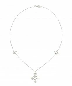 Zoe and Morgan Talitha Necklace Silver