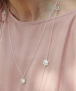 Zoe and Morgan Fifth Chakra Silver Necklace 6 Zoe and Morgan Fifth Chakra Silver Necklace
