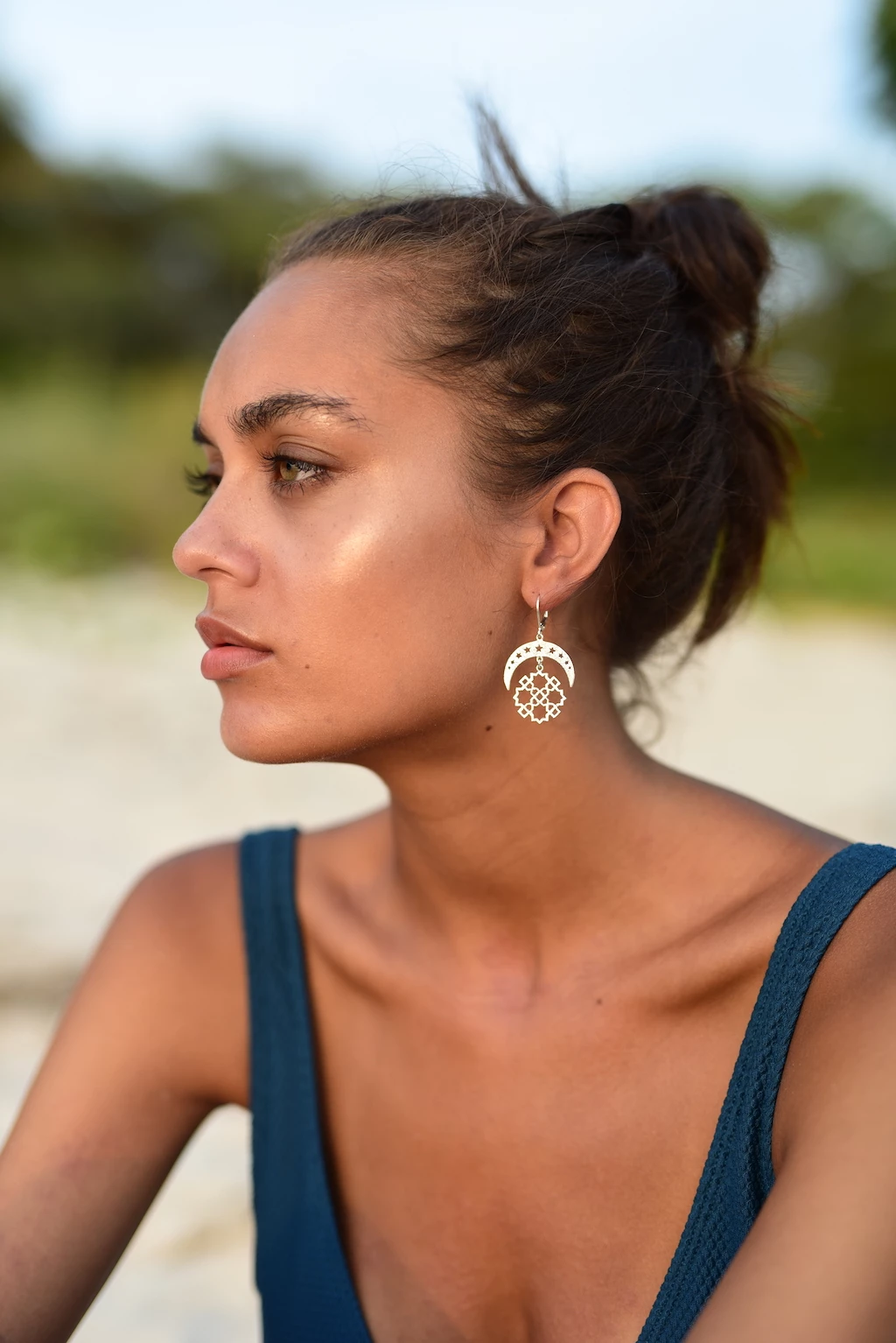 Zoe and Morgan Silver Essaouira Earrings 4 Zoe and Morgan Silver Essaouira Earrings