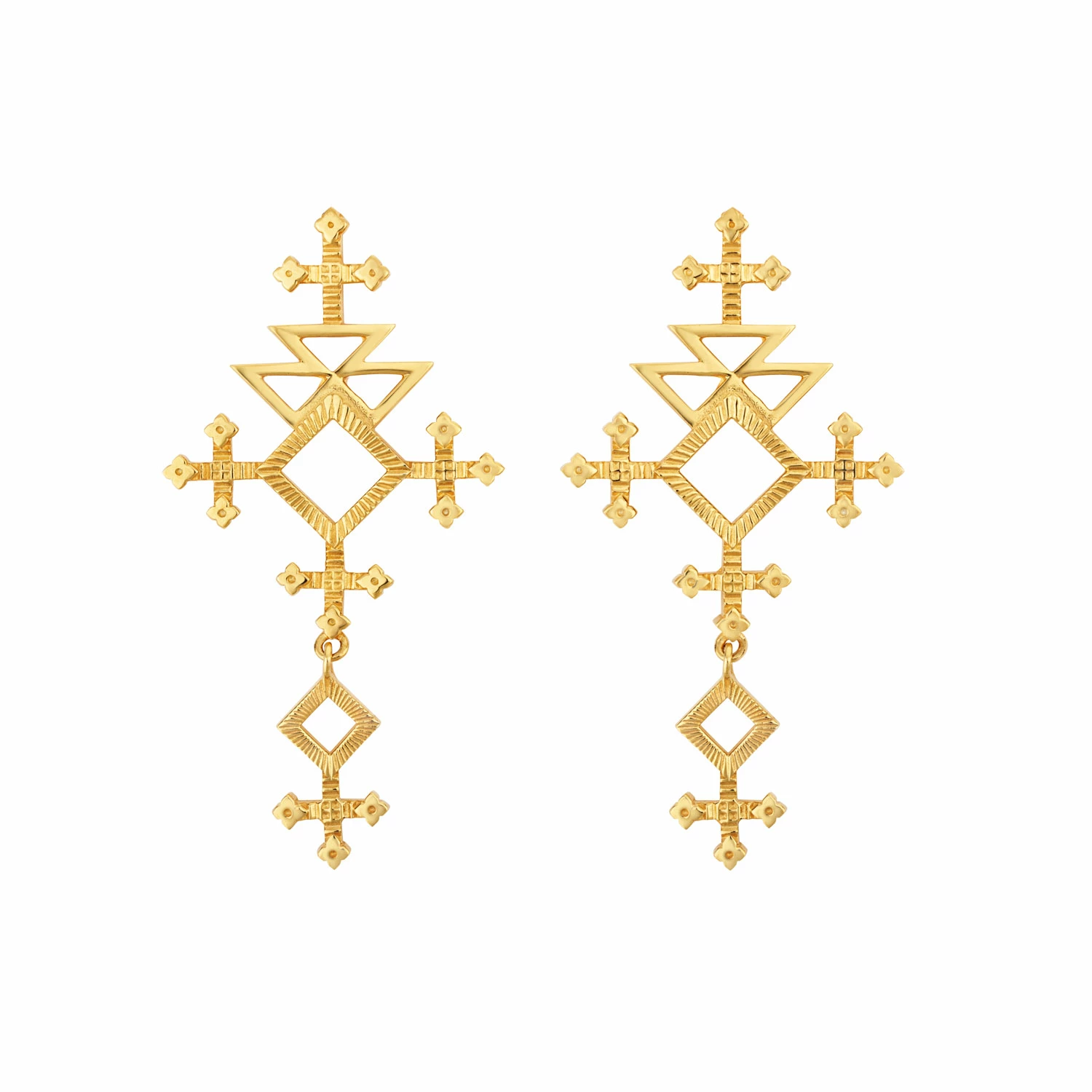 Zoe and Morgan Talitha Earrings Gold 4 Zoe and Morgan Talitha Earrings Gold