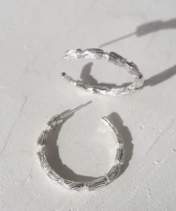 Zoe and Morgan Alor Silver Hoops