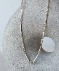 Zoe and Morgan Ameena Chain Necklace 50cm Silver