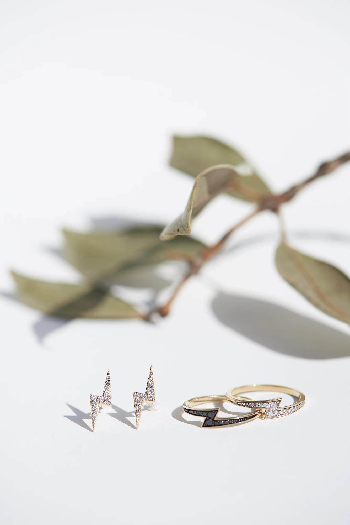 Zoe and Morgan Gold Zap Black Diamond Ring 1 Zoe and Morgan Gold Zap Black Diamond Ring