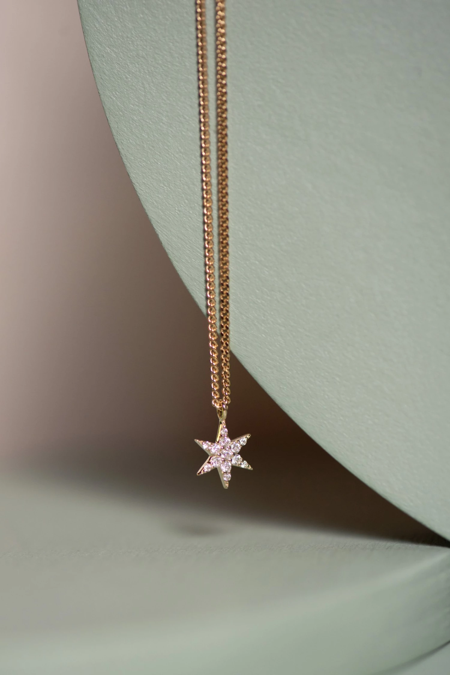 Zoe and Morgan Mini Anahata Diamond Necklace 1 Zoe and Morgan Mini Anahata Diamond Necklace