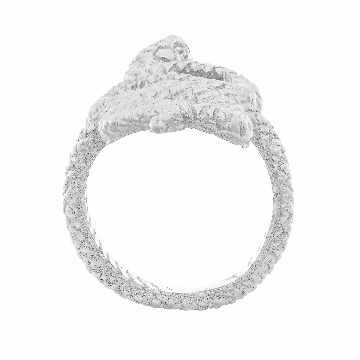 Zoe and Morgan Kundalini Snake Silver Ring 5 Zoe and Morgan Kundalini Snake Silver Ring