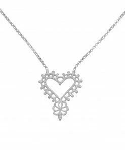 Zoe and Morgan Silver Mini Gypsy Love Necklace