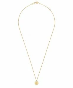 Zoe and Morgan Fourth Chakra Gold Necklace