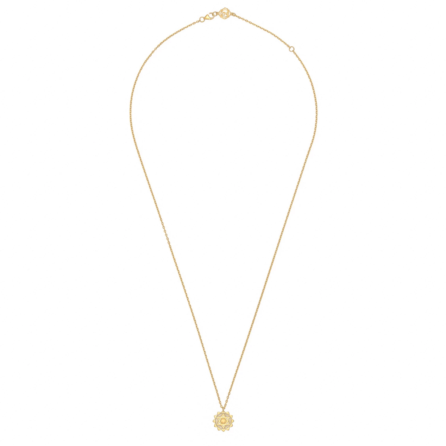 Zoe and Morgan Fourth Chakra Gold Necklace 2 Zoe and Morgan Fourth Chakra Gold Necklace