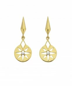 Zoe and Morgan Gold Eclipse Earrings 7 Zoe and Morgan Gold Eclipse Earrings