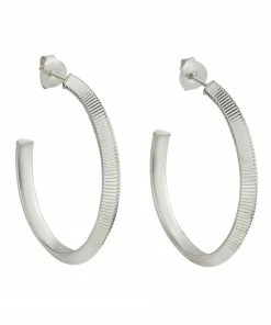 Zoe and Morgan Tasa Hoop Silver 6 Zoe and Morgan Tasa Hoop Silver