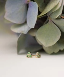 Zoe and Morgan Three Friends Single Stud Earrings