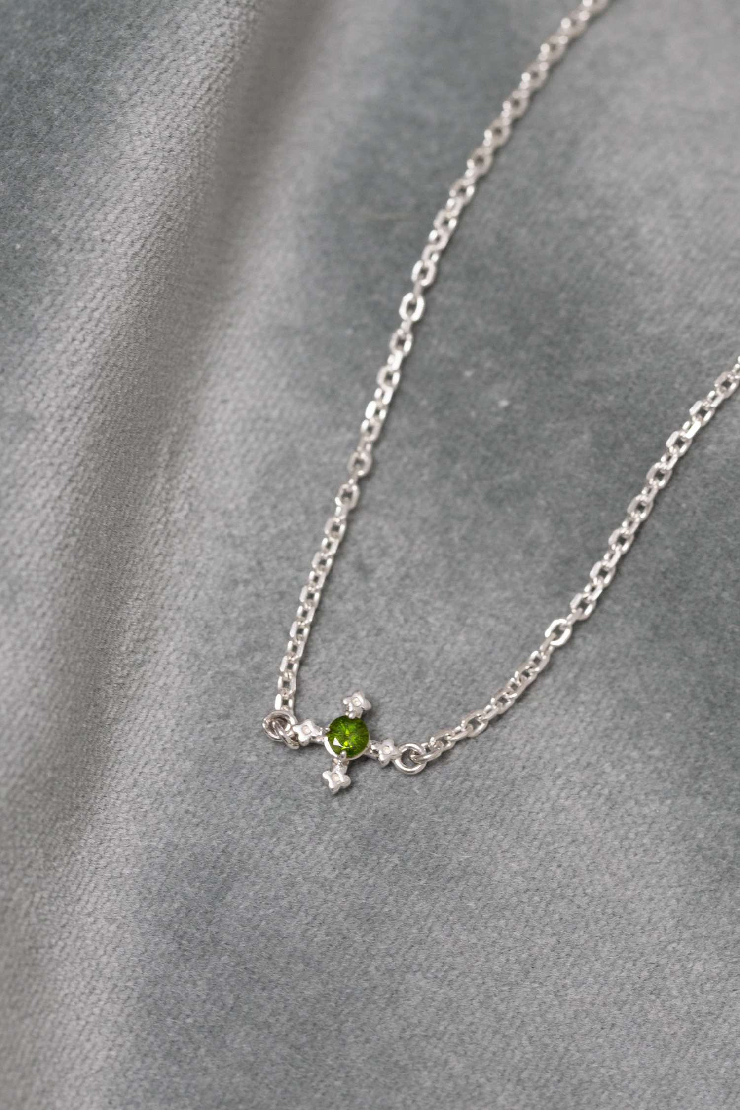 Zoe and Morgan Izil Bracelet Chrome Diopside Silver 1 Zoe and Morgan Izil Bracelet Chrome Diopside Silver