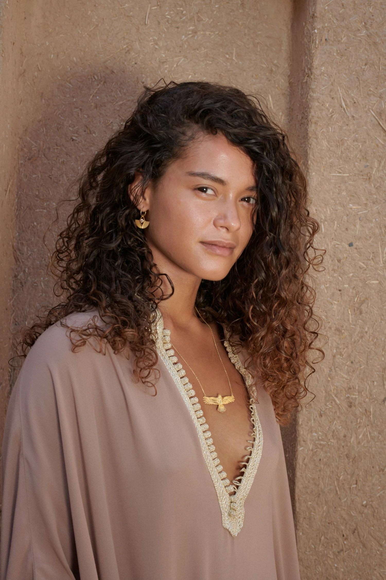 Zoe and Morgan Eagle Necklace Gold 2 Zoe and Morgan Eagle Necklace Gold