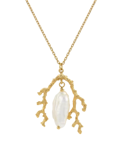 Zoe and Morgan Mutiara Pearl Gold Necklace 7 Zoe and Morgan Mutiara Pearl Gold Necklace