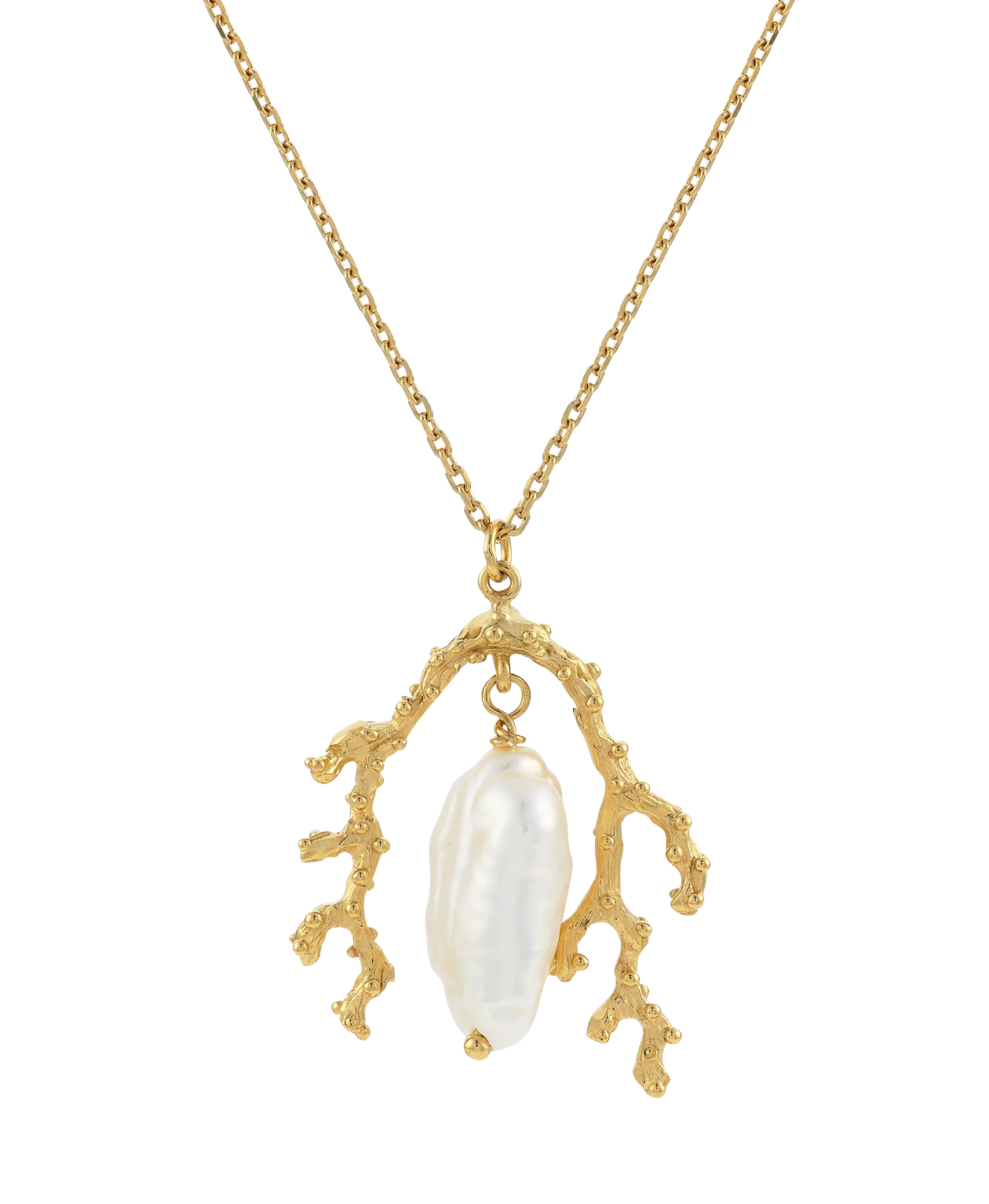 Zoe and Morgan Mutiara Pearl Gold Necklace 3 Zoe and Morgan Mutiara Pearl Gold Necklace