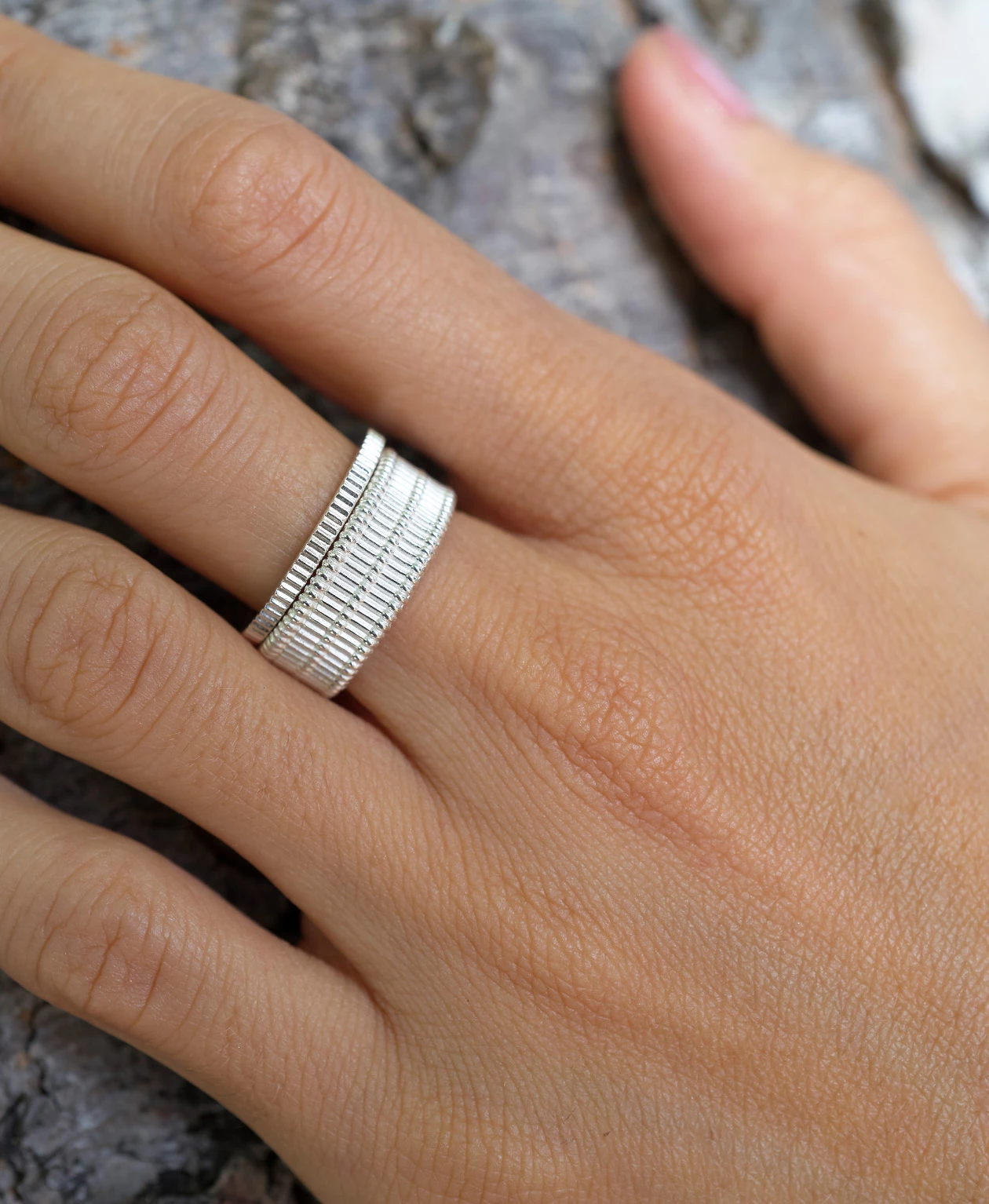 Zoe and Morgan Secure Stacker Ring 3 Zoe and Morgan Secure Stacker Ring