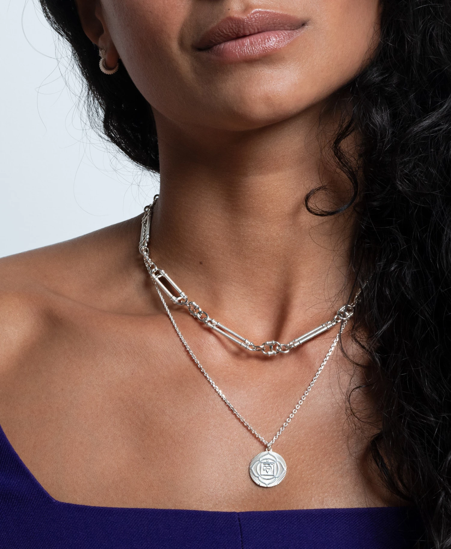 Zoe and Morgan Prana Chain 40cm Silver 3 Zoe and Morgan Prana Chain 40cm Silver