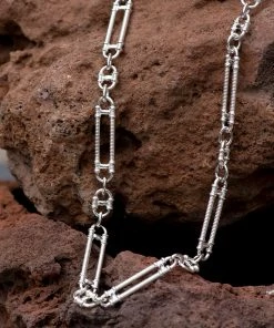 Zoe and Morgan Prana Chain 40cm Silver